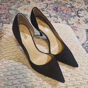 Michael Kors Black Pointed-Toe Stiletto Pumps